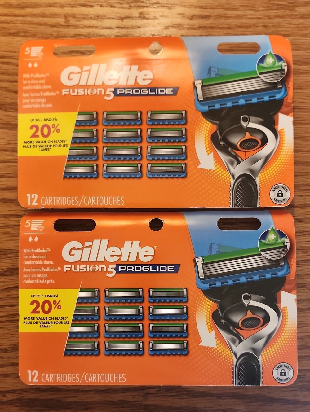 GILLETTE PROGLIDE (2 X 12 Pack)